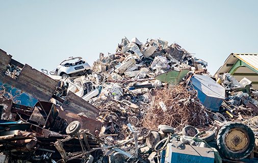 Non-precious metal waste